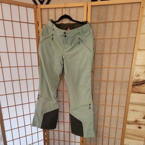 Columbia ski pants foam green
